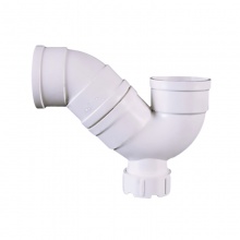 联塑PVC排水存水弯P型 φ50（带检查口）