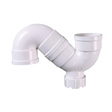 联塑PVC排水存水弯S型 φ50（带检查口）